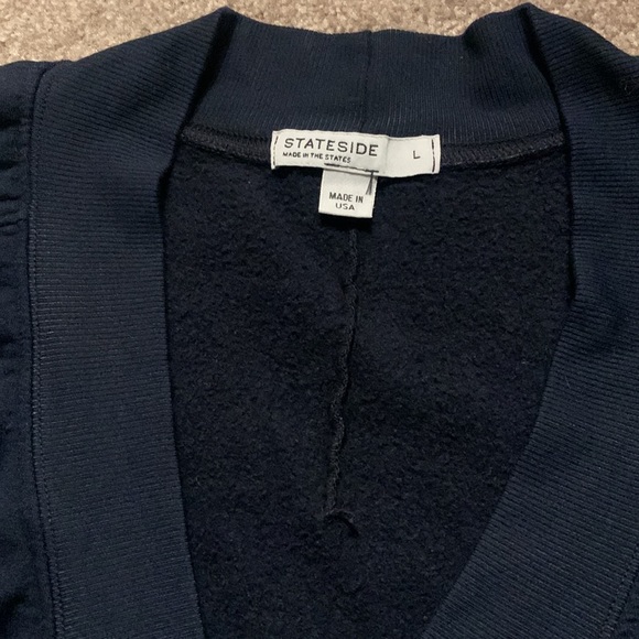 Anthropologie Stateside Twist Front Pullover size L - Picture 5 of 6